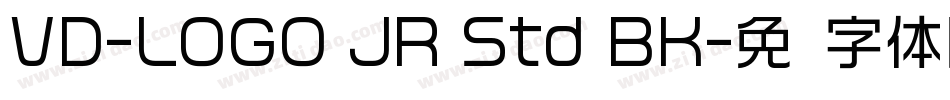 VD-LOGO JR Std BK字体转换